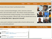 Tablet Screenshot of lanceeaton.com